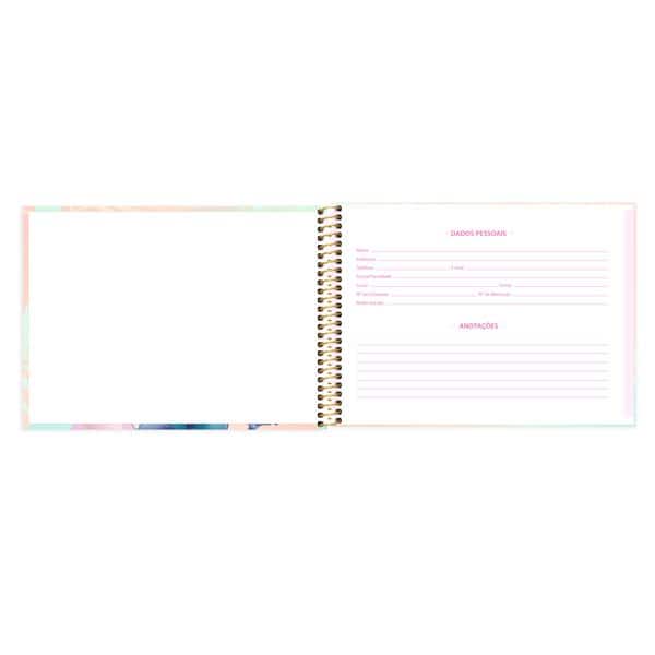 Caderno cartografia capa dura 80fls Stitch 2640994 Spiral Ds PT 1 UN