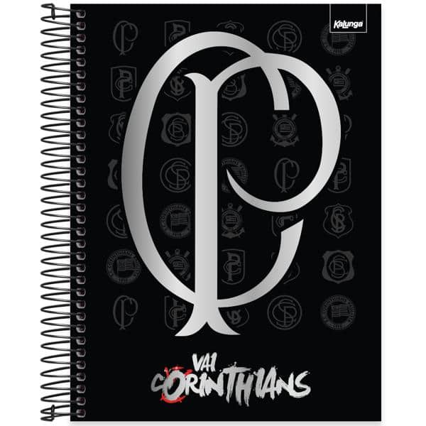 Caderno univ.capa dura 15x1 240fls Corinth. 2640222 Spiral Sccp PT 1 UN
