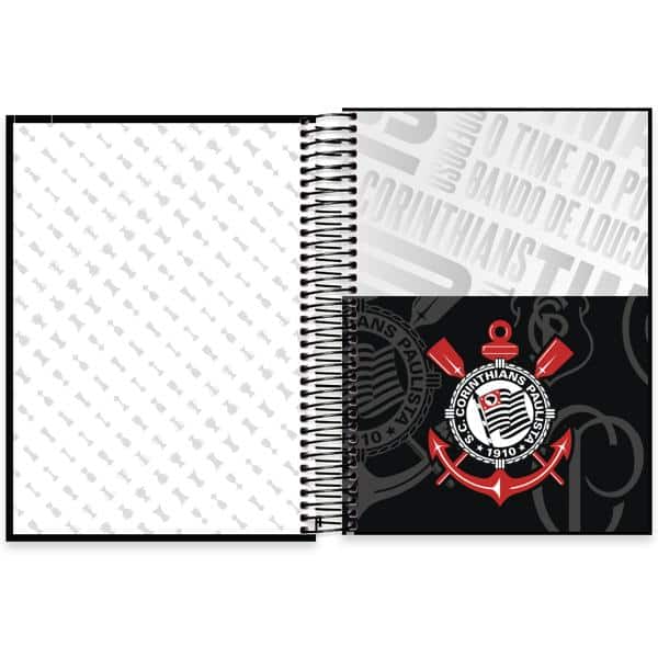 Caderno univ.capa dura 15x1 240fls Corinth. 2640222 Spiral Sccp PT 1 UN