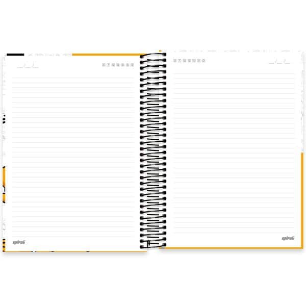 Caderno univ.capa dura 15x1 240fls Garfield 2640246 Spiral Gar PT 1 UN