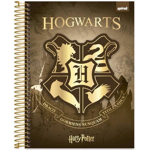 Caderno universitário Capa dura, 15 x 1, 240 folhas, Harry Potter, 2640253, Spiral Hpt - PT 1 UN