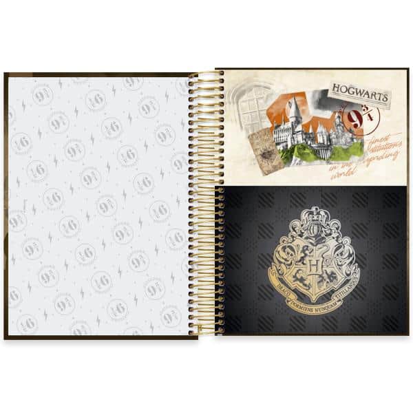 Caderno universitário Capa dura, 15 x 1, 240 folhas, Harry Potter, 2640253, Spiral Hpt - PT 1 UN