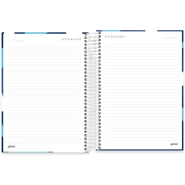 Caderno universitário capa dura, 15x1 240 folhas, Manchester City, 2640284, Spiral Mc - PT 1 UN