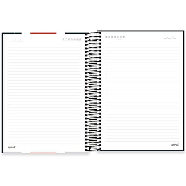 Caderno Universitário Capa Dura, 15 x 1, 240 folhas, São Paulo, 2640369, Spiral SPFC - PT 1 UN