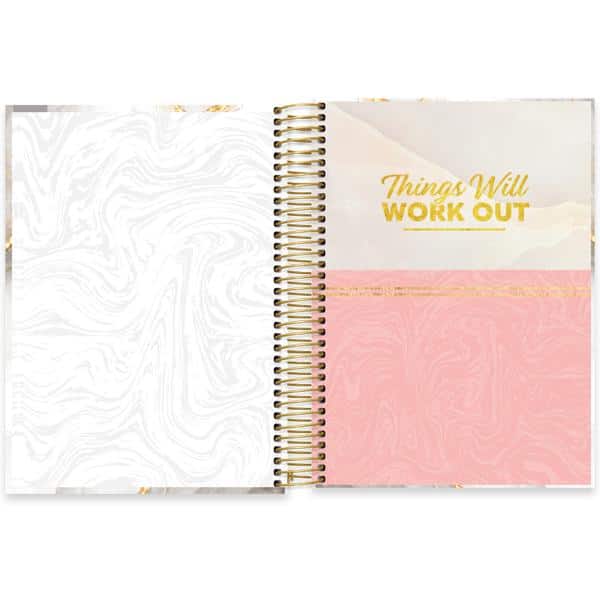 Caderno univ.capa dura 15x1 240fls Marmo 2644329 Spiral Mrm PT 1 UN
