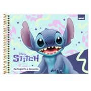 Caderno de cartografia e desenho, Capa Dura, 48 folhas, Stitch, 2640826, Spiral Ds - PT 1 UN