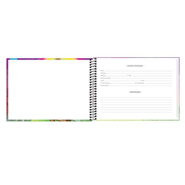 Caderno cartografia capa dura 48fl Bob Esp. 2643087 Spiral Bob PT 1 UN