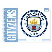 Caderno de cartografia e desenho, Capa dura, 80 folhas, Manchester City, 2640918, Spiral Mc - PT 1 UN Caderno de cartografia e desenho, Capa dura, 80 folhas, Manchester City, 2640918, Spiral Mc - PT 1 UN