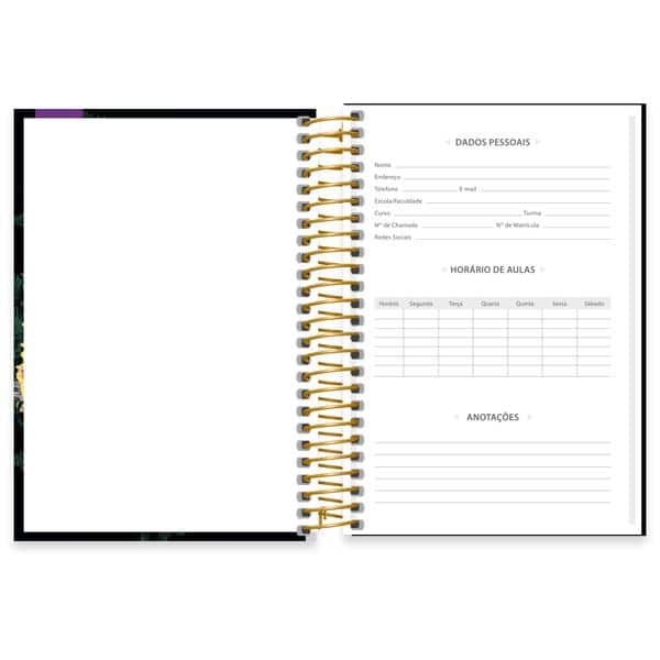Caderno 1/4, Capa dura, espiral, 160 folhas, Harry Potter, 2644770, Spiral Hpt - PT 1 UN Caderno 1/4, Capa dura, espiral, 160 folhas, Harry Potter, 2644770, Spiral Hpt - PT 1 UN