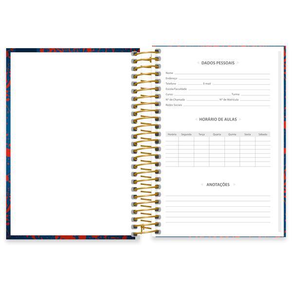 Caderno 1/4, Capa dura, espiral, 160 folhas, PSG, 2644787, Spiral Psg - PT 1 UN