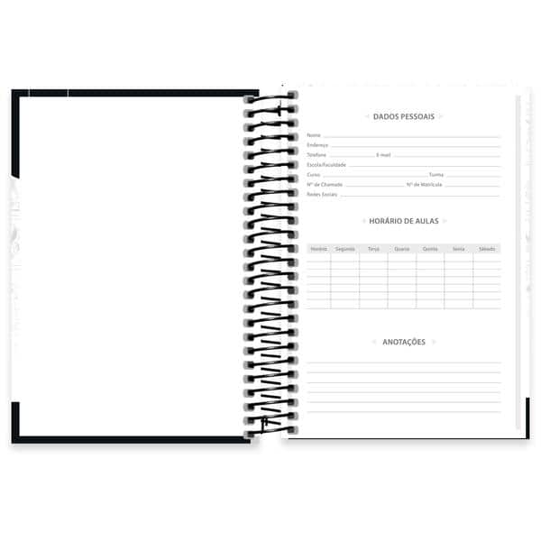 Caderno 1/4, Capa dura, espiral, 160 folhas, Snoopy, 2641274, Spiral Sno - PT 1 UN