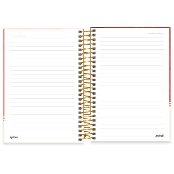 Caderno 1/4 espiral capa dura 80fls HP Charms 2641335 Spiral Hpc PT 1 UN