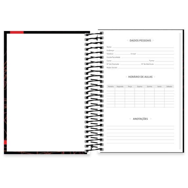 Caderno 1/4 espiral capa dura 80fls H. Aranha 2641090 Spiral Mha PT 1 UN
