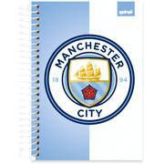 Caderno 1/4, Capa dura, Espiral, 80 folhas, Manchester City, 2641106, Spiral Mc - PT 1 UN Caderno 1/4, Capa dura, Espiral, 80 folhas, Manchester City, 2641106, Spiral Mc - PT 1 UN