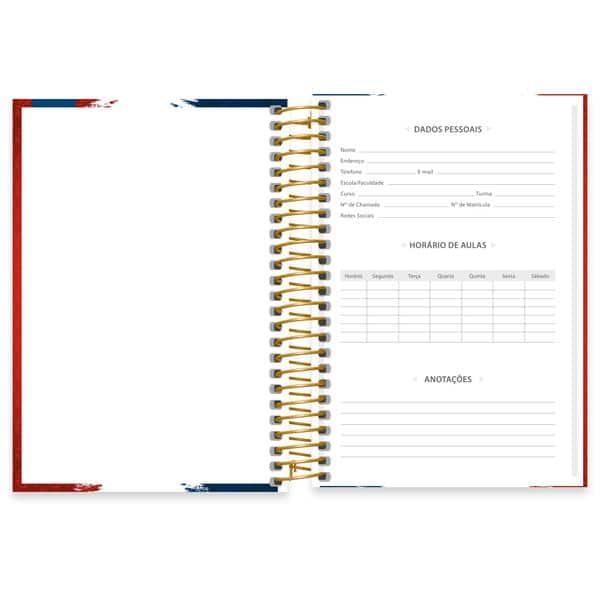 Caderno 1/4, Capa dura, Espiral, 80 folhas, PSG, 2644763, Spiral Psg - PT 1 UN Caderno 1/4, Capa dura, Espiral, 80 folhas, PSG, 2644763, Spiral Psg - PT 1 UN