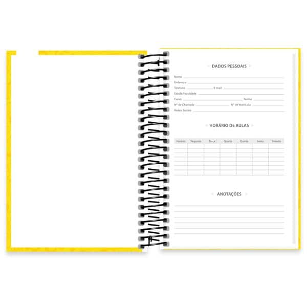 Caderno 1/4 , Capa dura, Espiral, 80 folhas, Turma da Mônica, Magali, 2641212, Spiral Tdm - PT 1 UN