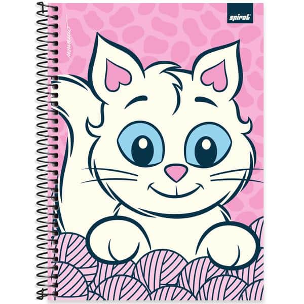 Caderno Universitário Capa Dura, 1 x 1, 80 folhas, Turma da Mônica Pets, 2639882, Spiral Tdp - PT 1 UN Caderno Universitário Capa Dura, 1 x 1, 80 folhas, Turma da Mônica Pets, 2639882, Spiral Tdp - PT 1 UN