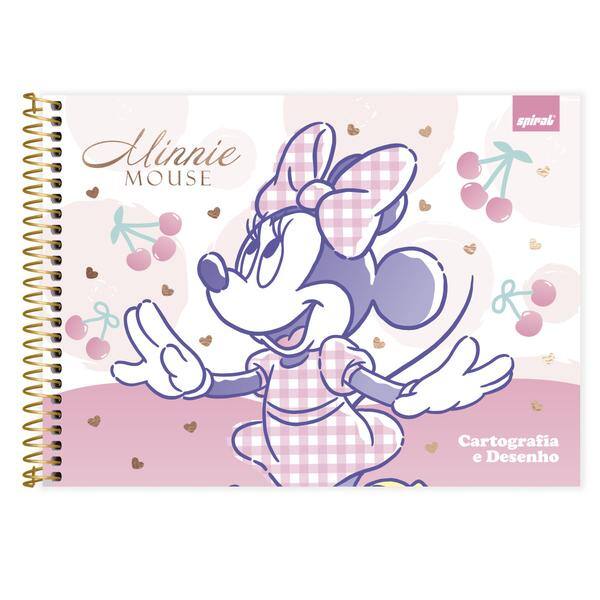 Caderno de cartografia e desenho, Capa dura, 80 folhas, Minnie Style, 2644718, Spiral Mis - PT 1 UN Caderno de cartografia e desenho, Capa dura, 80 folhas, Minnie Style, 2644718, Spiral Mis - PT 1 UN