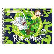 Caderno cartografia capa dura 80fls Ric.Morty 2640963 Spiral Rem PT 1 UN Caderno cartografia capa dura 80fls Ric.Morty 2640963 Spiral Rem PT 1 UN