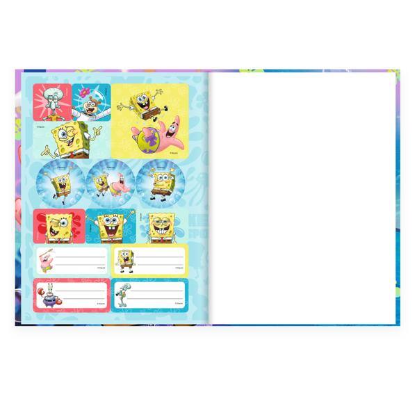 Caderno Universitário, Capa Dura Costurado, 80 folhas, Bob esponja, 2642981, Spiral Bob - PT 1 UN Caderno Universitário, Capa Dura Costurado, 80 folhas, Bob esponja, 2642981, Spiral Bob - PT 1 UN