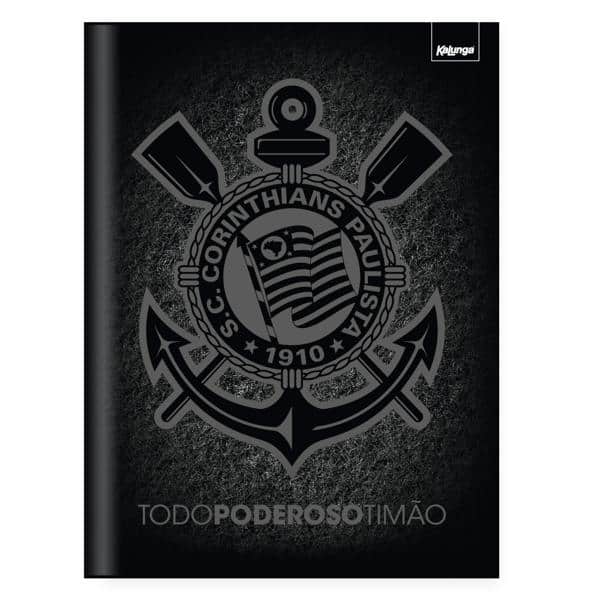 Caderno Universitário, Capa Dura Costurado, 80 folhas, Corinthians, 2640499, Spiral Sccp - PT 1 UN Caderno Universitário, Capa Dura Costurado, 80 folhas, Corinthians, 2640499, Spiral Sccp - PT 1 UN
