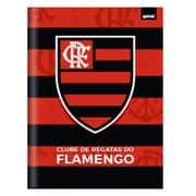 Caderno Universitário Capa Dura, Costurado, 80 folhas, Flamengo, 2640505, Spiral Fla - PT 1 UN