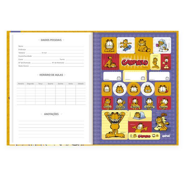 Caderno Universitário Capa Dura, Costurado, 80 folhas, Garfield, 2640512, Spiral Gar - PT 1 UN Caderno Universitário Capa Dura, Costurado, 80 folhas, Garfield, 2640512, Spiral Gar - PT 1 UN