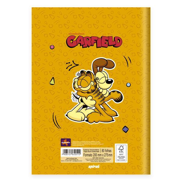 Caderno Universitário Capa Dura, Costurado, 80 folhas, Garfield, 2640512, Spiral Gar - PT 1 UN Caderno Universitário Capa Dura, Costurado, 80 folhas, Garfield, 2640512, Spiral Gar - PT 1 UN