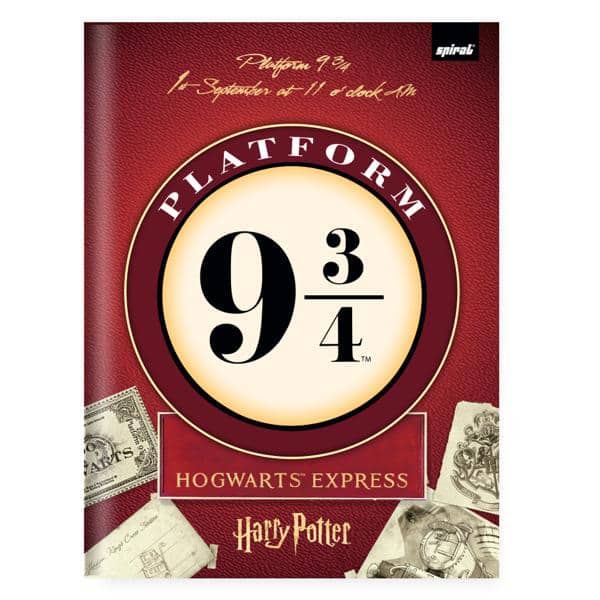 Caderno Universitário, Capa Dura Costurado, 80 folhas, Harry Potter, 2640529, Spiral Hpt - PT 1 UN Caderno Universitário, Capa Dura Costurado, 80 folhas, Harry Potter, 2640529, Spiral Hpt - PT 1 UN