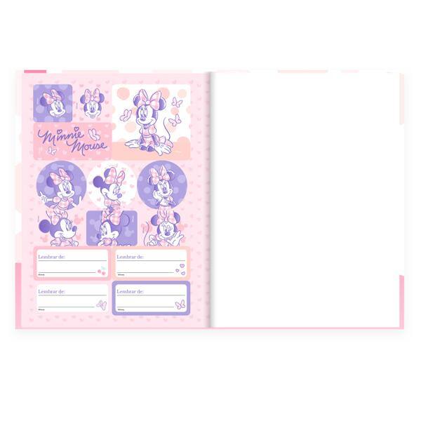 Caderno Universitário, Capa Dura Costurado, 80 folhas, Minnie Style, 2640604, Spiral Mis - PT 1 UN Caderno Universitário, Capa Dura Costurado, 80 folhas, Minnie Style, 2640604, Spiral Mis - PT 1 UN