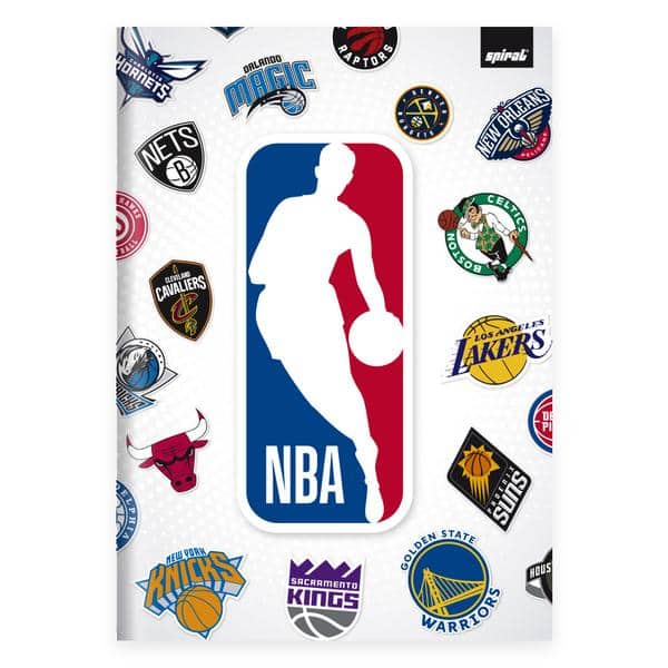 Caderno Univ.C.D. Costurado 80fls NBA 2644671 Spiral Nba PT 1 UN Caderno Univ.C.D. Costurado 80fls NBA 2644671 Spiral Nba PT 1 UN