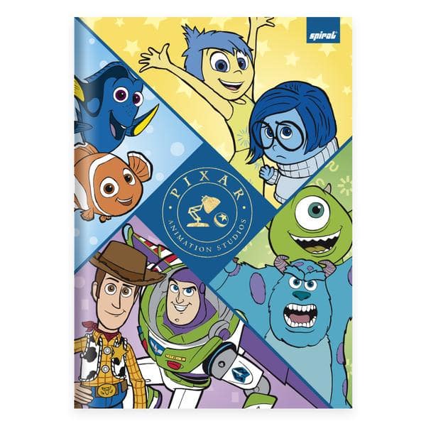Caderno Universitário Capa Dura, Costurado, 80 folhas, Pixar, 2640628, Spiral Px - PT 1 UN Caderno Universitário Capa Dura, Costurado, 80 folhas, Pixar, 2640628, Spiral Px - PT 1 UN