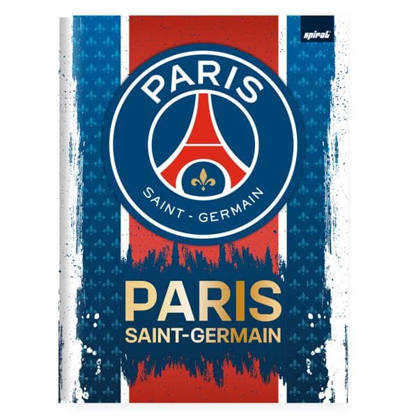 Caderno Universitário, Capa Dura Costurado, 80 folhas, PSG, 2644688, Spiral Psg - PT 1 UN Caderno Universitário, Capa Dura Costurado, 80 folhas, PSG, 2644688, Spiral Psg - PT 1 UN