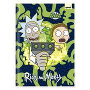 Caderno Univ.C.D. Costurado 80fls Rick&Morty 2640659 Spiral Rem PT 1 UN