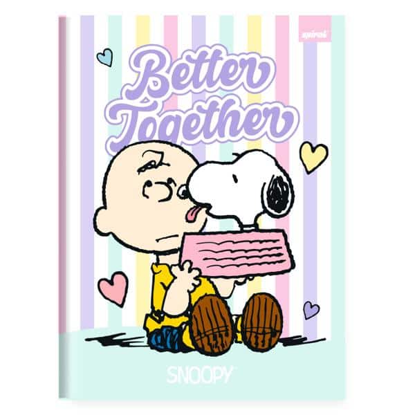 Caderno Universitário, Capa Dura Costurado, 80 folhas, Snoopy, 2640673, Spiral Sno - PT 1 UN Caderno Universitário, Capa Dura Costurado, 80 folhas, Snoopy, 2640673, Spiral Sno - PT 1 UN