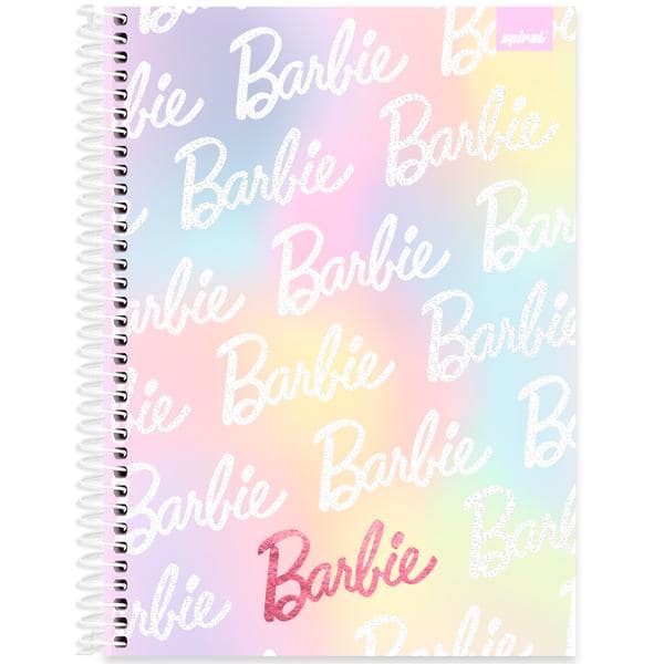 Caderno Universitário Capa Dura, 1 x 1, 80 folhas, Barbie, 2645043, Spiral Brb - PT 1 UN Caderno Universitário Capa Dura, 1 x 1, 80 folhas, Barbie, 2645043, Spiral Brb - PT 1 UN