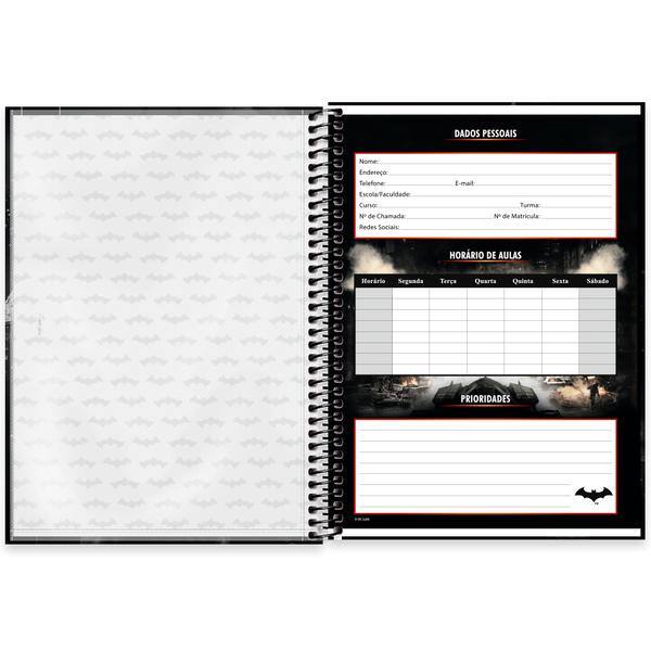 Caderno Universitário Capa Dura, 1 x 1, 80 Folhas, Batman game, 2642578, Spiral Btg - PT 1 UN