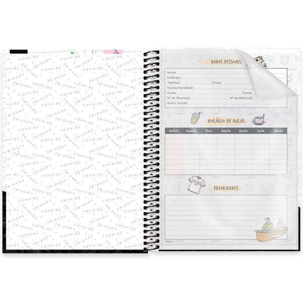 Caderno Universitário Capa Dura, 1 x 1, 80 folhas, Friends, 2645050, Spiral Frd - PT 1 UN Caderno Universitário Capa Dura, 1 x 1, 80 folhas, Friends, 2645050, Spiral Frd - PT 1 UN