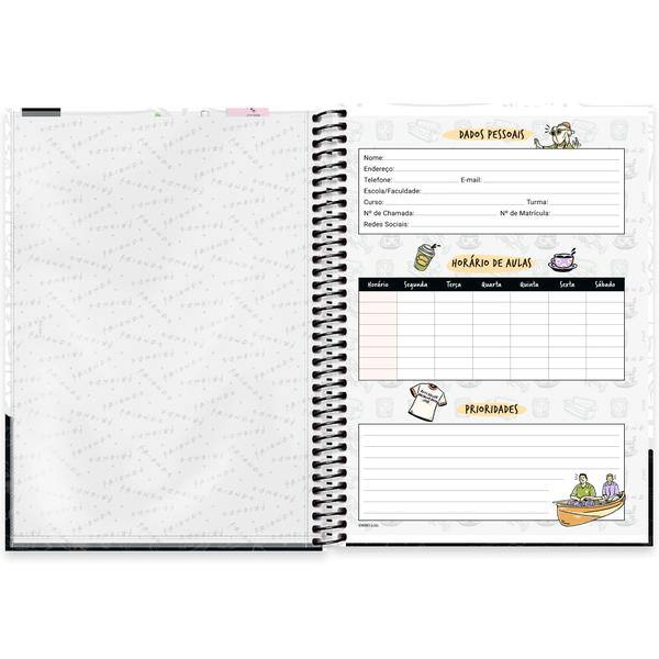 Caderno Universitário Capa Dura, 1 x 1, 80 folhas, Friends, 2645050, Spiral Frd - PT 1 UN Caderno Universitário Capa Dura, 1 x 1, 80 folhas, Friends, 2645050, Spiral Frd - PT 1 UN