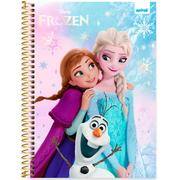 Caderno Universitário Capa Dura, 1 x 1, 80 folhas, Frozen, 2645067, Spiral Frz - PT 1 UN