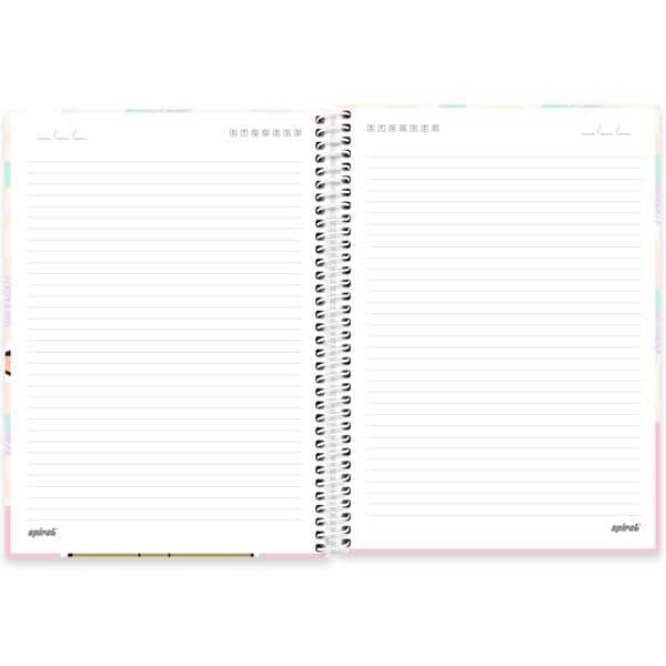 Caderno Universitário Capa Dura, 1 x 1, 80 folhas, Grogu, Star Wars, 2642622, Spiral Gro - PT 1 UN