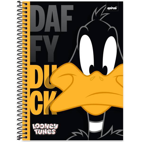 Caderno Universitário Capa Dura, 1 x 1, 80 Folhas, Looney Tunes, Patolino, 2639684, Spiral Lt - PT 1 UN Caderno Universitário Capa Dura, 1 x 1, 80 Folhas, Looney Tunes, Patolino, 2639684, Spiral Lt - PT 1 UN