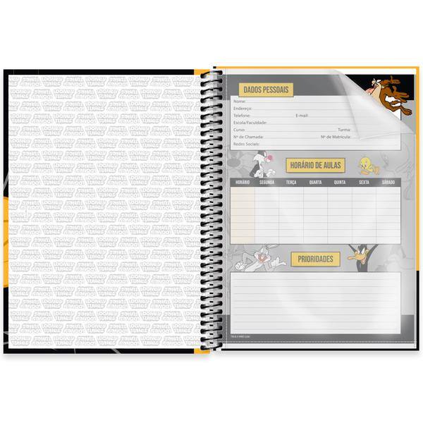 Caderno Universitário Capa Dura, 1 x 1, 80 Folhas, Looney Tunes, Patolino, 2639684, Spiral Lt - PT 1 UN Caderno Universitário Capa Dura, 1 x 1, 80 Folhas, Looney Tunes, Patolino, 2639684, Spiral Lt - PT 1 UN