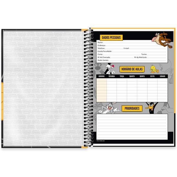 Caderno Universitário Capa Dura, 1 x 1, 80 Folhas, Looney Tunes, Patolino, 2639684, Spiral Lt - PT 1 UN Caderno Universitário Capa Dura, 1 x 1, 80 Folhas, Looney Tunes, Patolino, 2639684, Spiral Lt - PT 1 UN