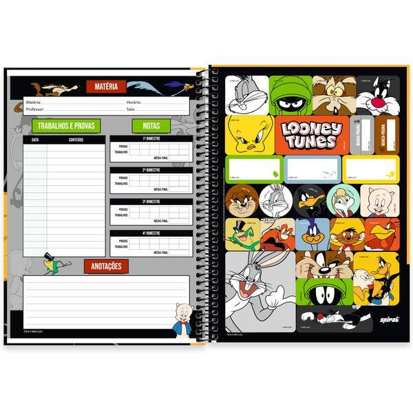 Caderno Universitário Capa Dura, 1 x 1, 80 Folhas, Looney Tunes, Patolino, 2639684, Spiral Lt - PT 1 UN Caderno Universitário Capa Dura, 1 x 1, 80 Folhas, Looney Tunes, Patolino, 2639684, Spiral Lt - PT 1 UN