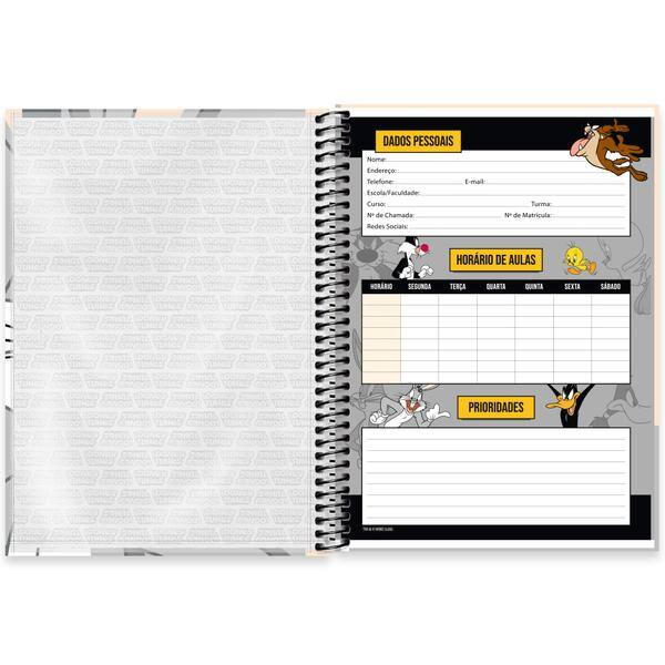 Caderno Universitário Capa Dura, 1 x 1, 80 folhas, Looney Tunes, Pernalonga, 2639691, Spiral Lt - PT 1 UN Caderno Universitário Capa Dura, 1 x 1, 80 folhas, Looney Tunes, Pernalonga, 2639691, Spiral Lt - PT 1 UN