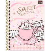 Caderno Universitário Capa Dura, 1 x 1, 80 Folhas, Marie, 2642646, Spiral Mar - PT 1 UN