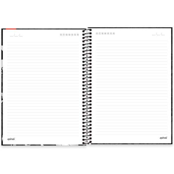 Caderno Universitário Capa Dura, 1 x 1, 80 Folhas, Marvel Comics, 2645081, Spiral Mv - PT 1 UN