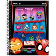 Caderno Universitário Capa Dura, 1 x 1, 80 Folhas, Marvel Emoji, 2645098, Spiral Mve - PT 1 UN Caderno Universitário Capa Dura, 1 x 1, 80 Folhas, Marvel Emoji, 2645098, Spiral Mve - PT 1 UN
