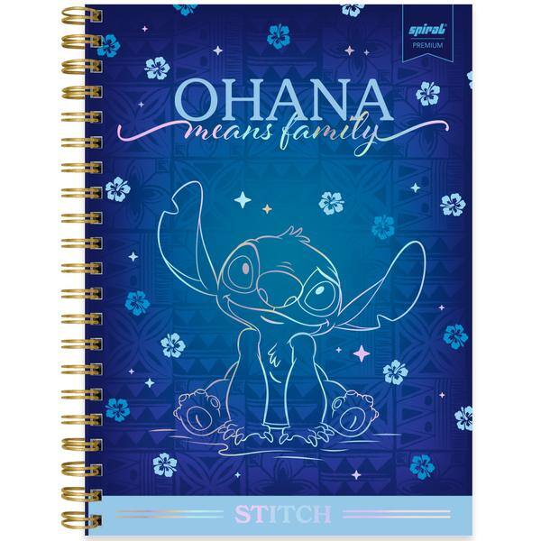 Caderno univ.capa dura 1x1 80fls Stitch Prem. 2645241 Spiral Ds PT 1 UN Caderno univ.capa dura 1x1 80fls Stitch Prem. 2645241 Spiral Ds PT 1 UN